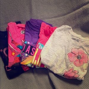 NWT/ New cond. girls sz S/6/XS tees lot